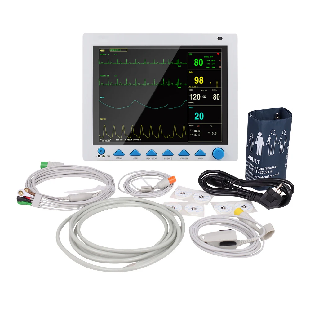CONTEC CMS8000 ecg vital sign patient monitor cardiac monitor portable
