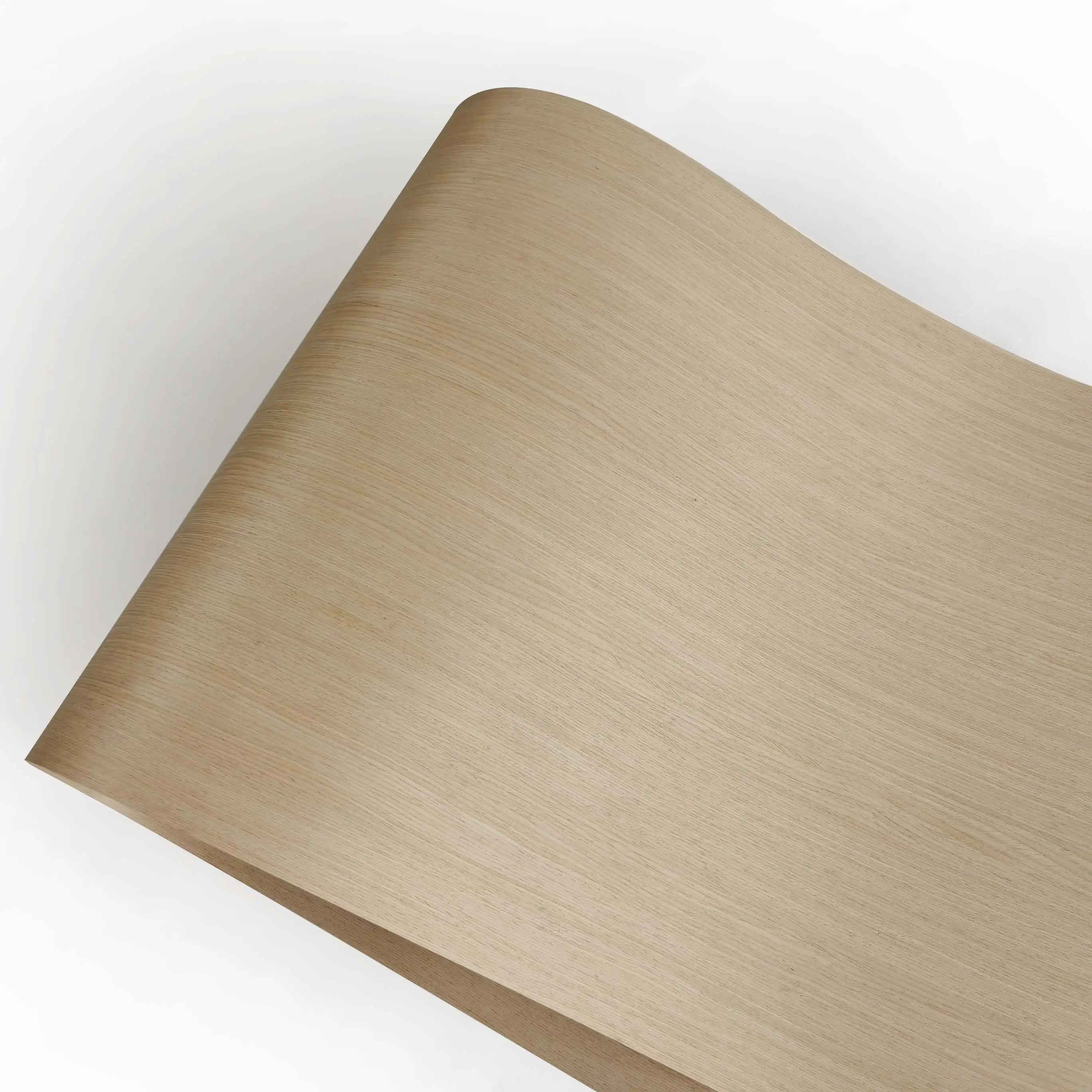 New Design Engineered White Oak Wood Veneer Color DIY Craft Art 2500*640 MM For Hotel Room Door Table Skin