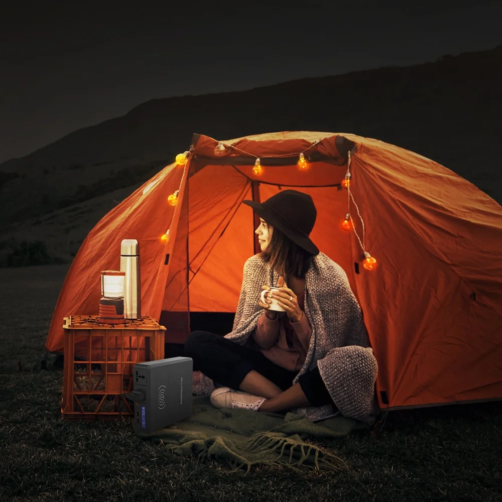 110V 220V 240V Portable Battery Pack Powers Station for Camping Solar Electric Generator