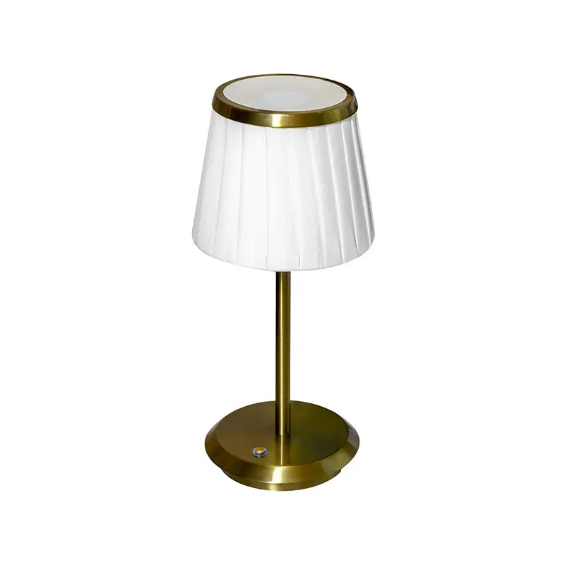 LED Cordless Charging Lamps Fabric Lampshade Led Lights Indoor Reading Night Light Lamps for Bedroom Living Room Led Table Lamp