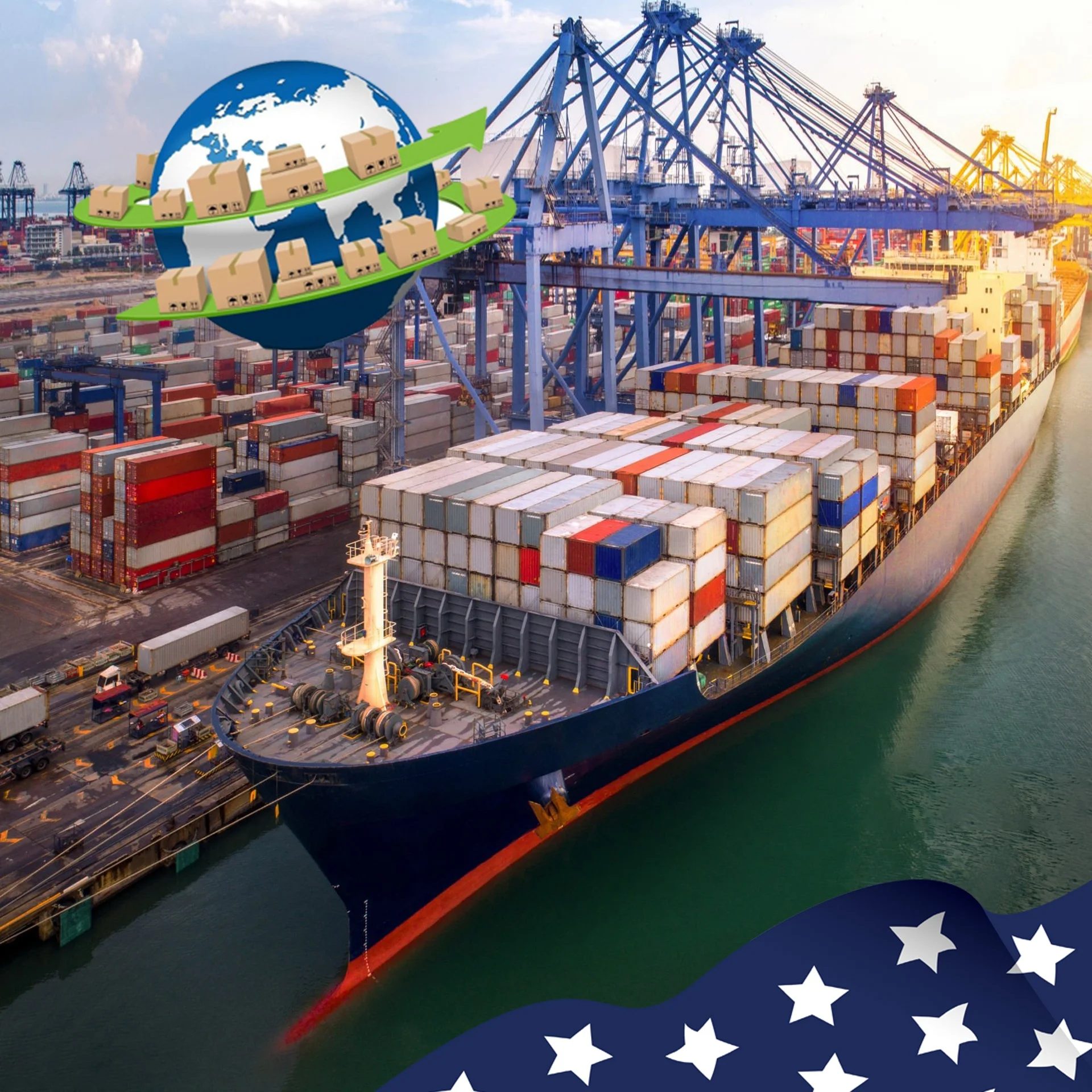 FBA Door to Door Air Cargo DDP DDU Air Freight Forwarder China Shipping Agent to USA CANADA UK