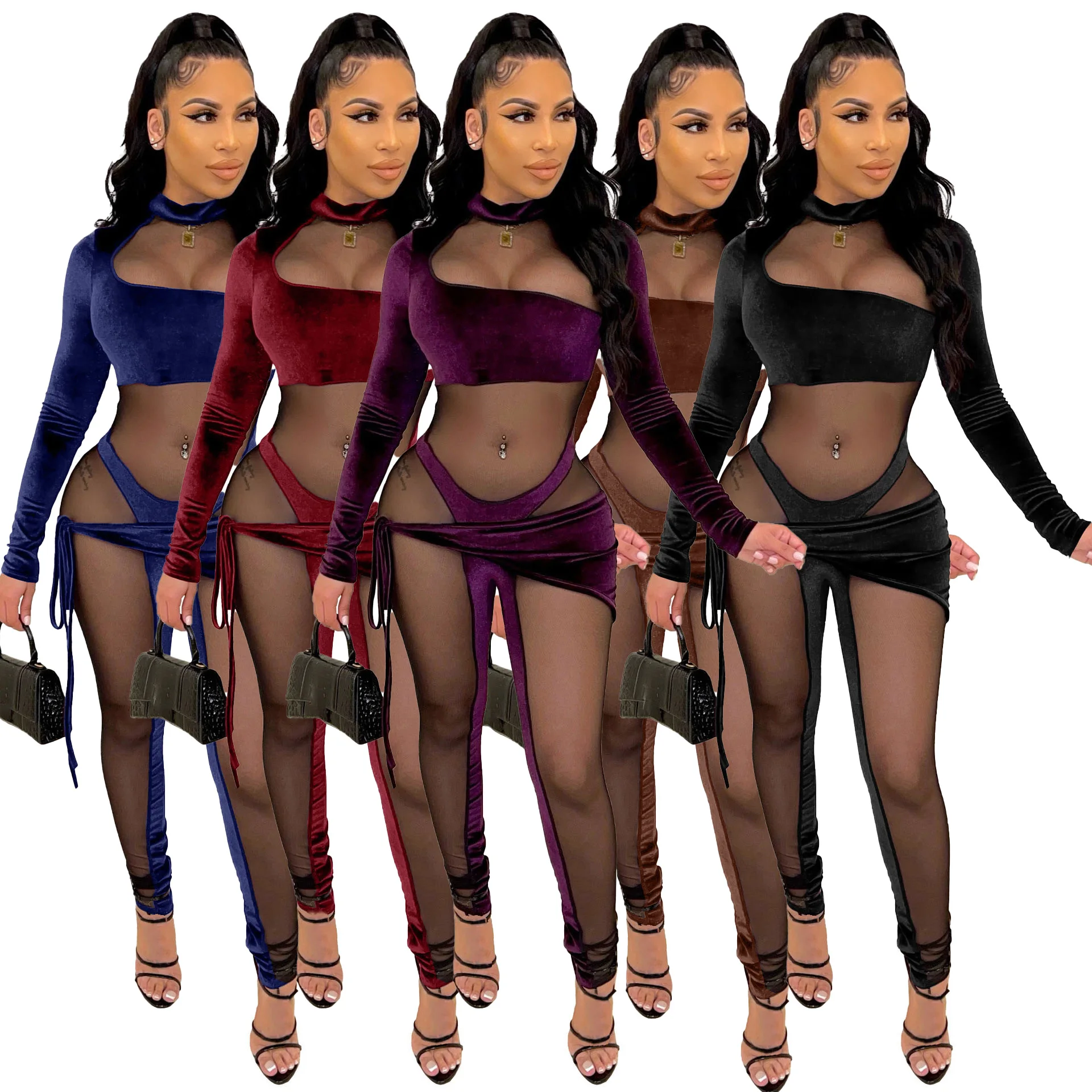 Dropshipping One Piece Jumpsuit Tight Fitting Pocket Bodysuits For Women Jumpsuit Sexy Womens Playsuit