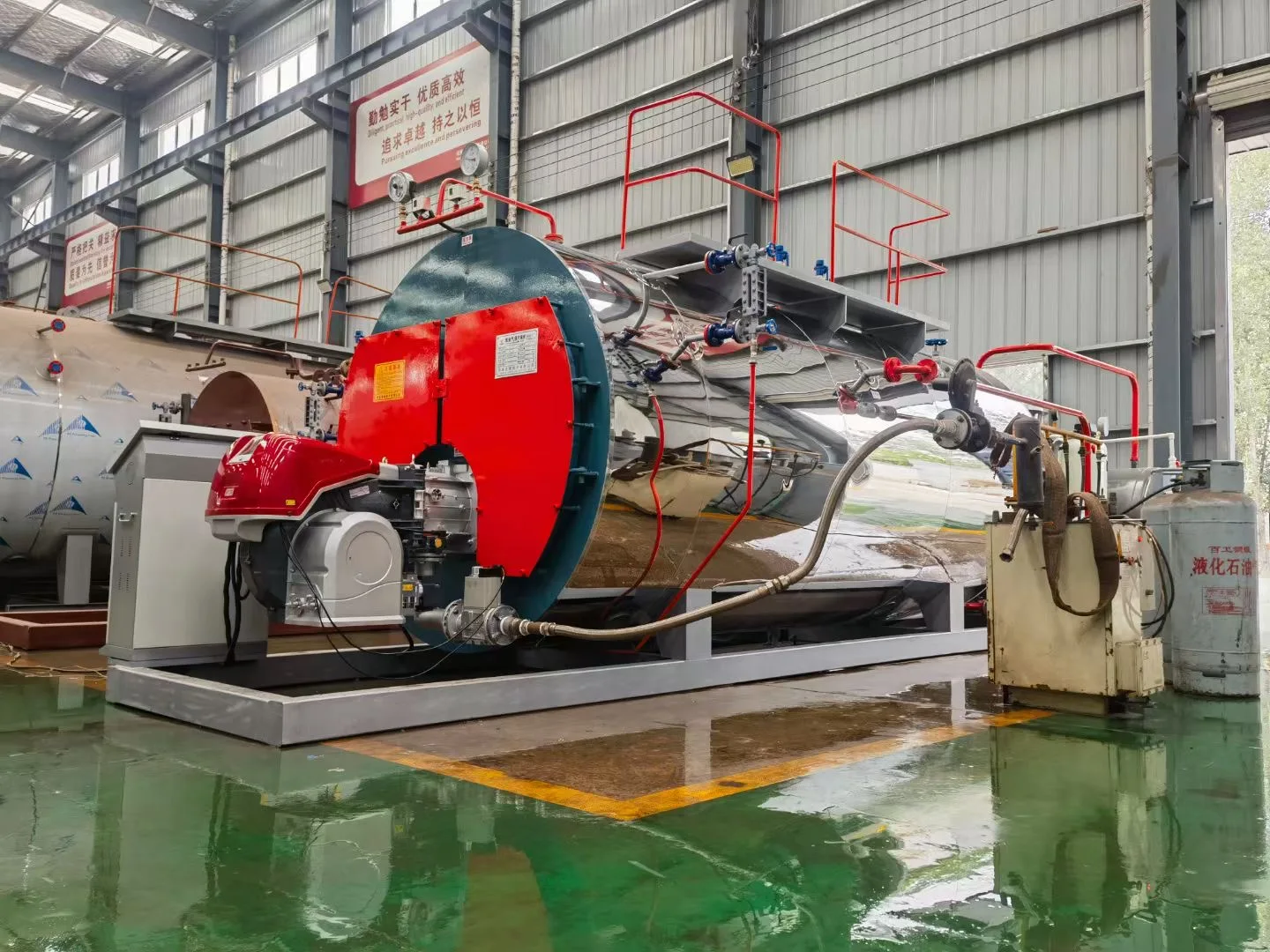 WNS series Natural circulation 100bhp 150bhp 200bhp 300bhp School and hotel use Oil Fired Steam Boiler