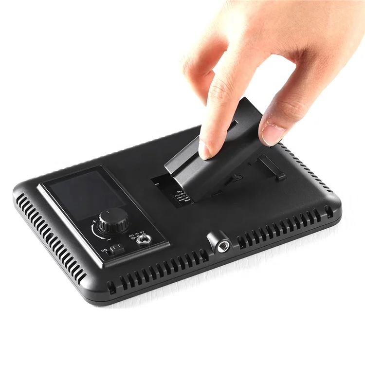 High Quality 1280Lux Outdoor LED Video Camera Flash Light With Holder For Camera