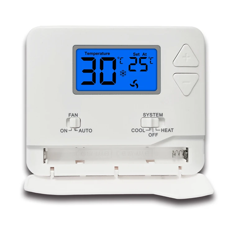 24V  LCD Display Non Programmable Air Conditioner Digital Heating Smart Thermostat