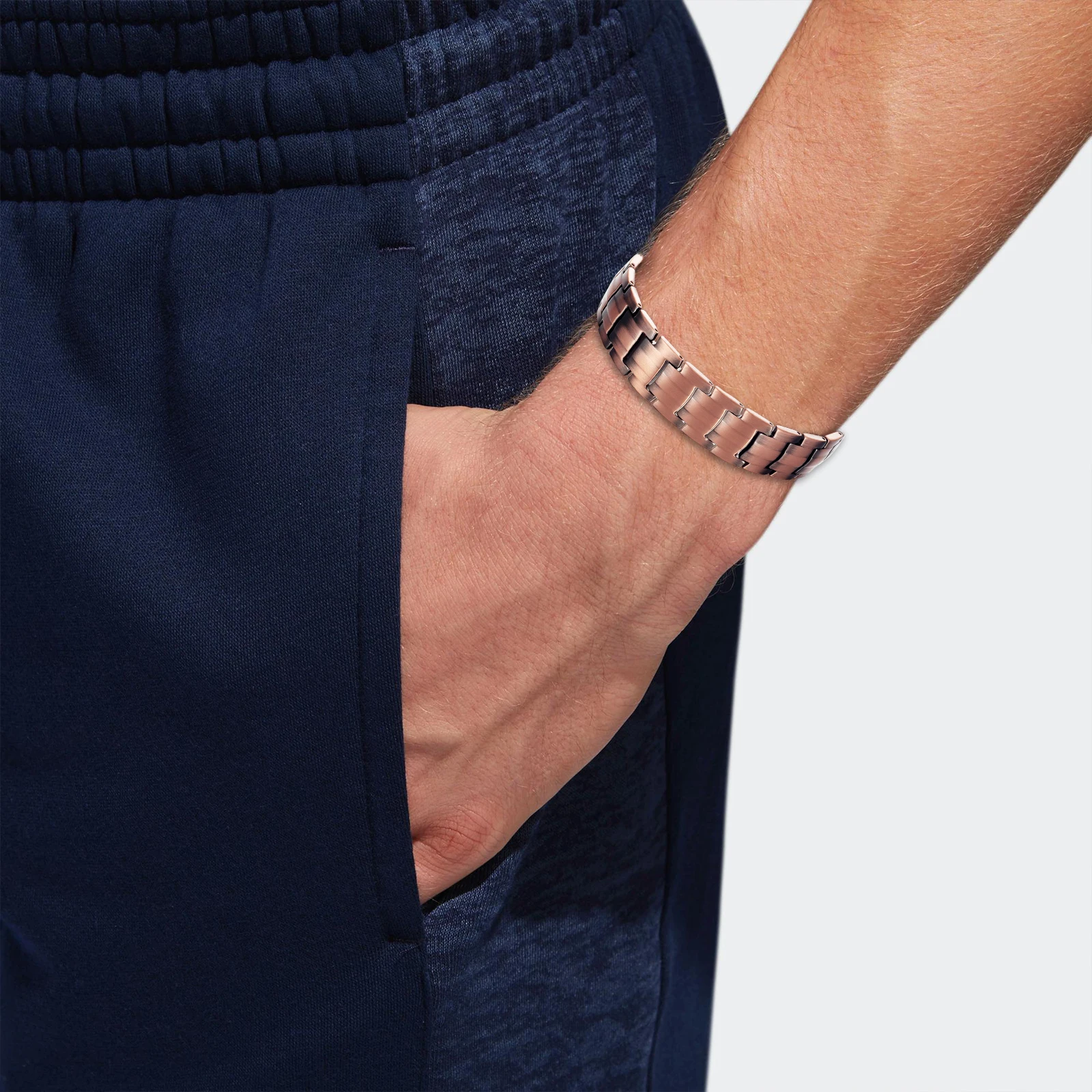 Energinox Wholesale Arthritis Men Health Magnet Energy Power Bio Magnetic Therapy Pure Copper Bracelet Jewelry