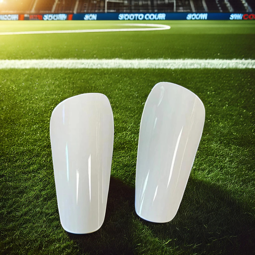 OEM sublimation heat transfer printing pattern plastic white blank soccer shin guard football game shinguard leg calf protector