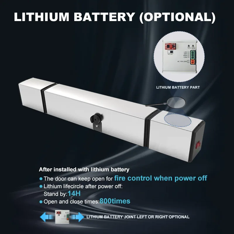 Doortec SW100SLIM открывалка для распашных ворот автоматический коммерческий DC 24 В одиночный оператор дверей