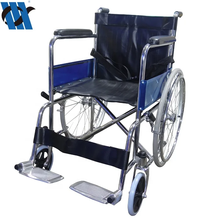 Bdwc809 Professional Factory Steel Chromed Lightweight Cheap Manual Foldable Wheelchair for Sale
