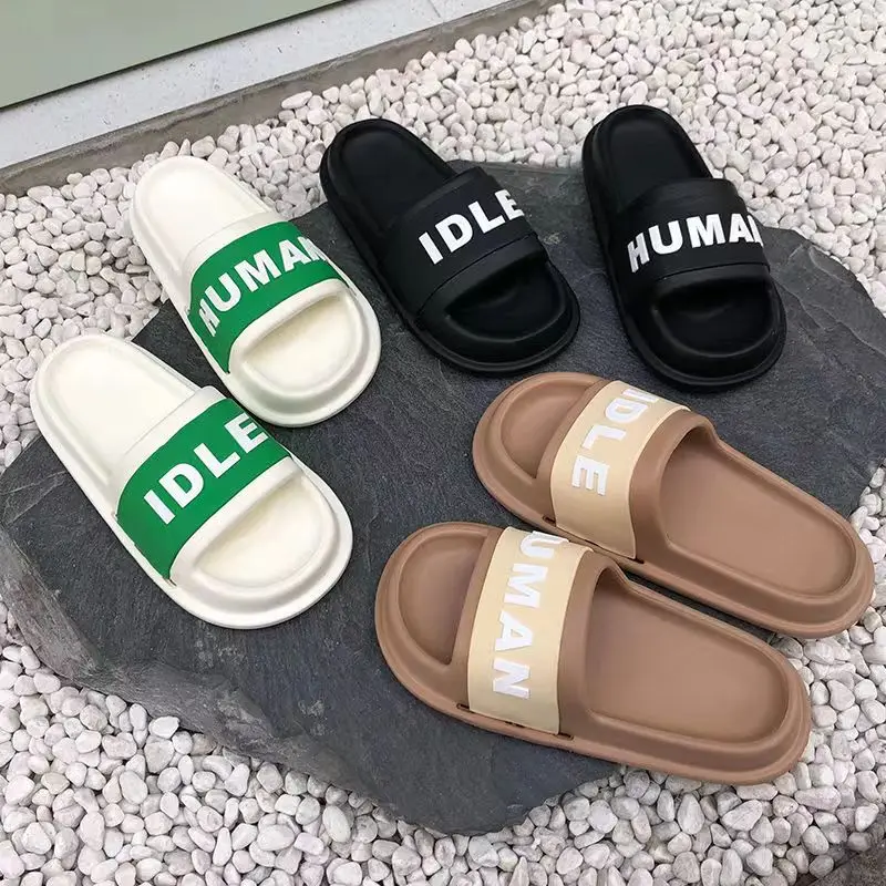 Pillow Slides pflops for men home slipper Summer Fashion Thick Bottom Step On Shit sport Slippers Outdoor Indoor Sandals