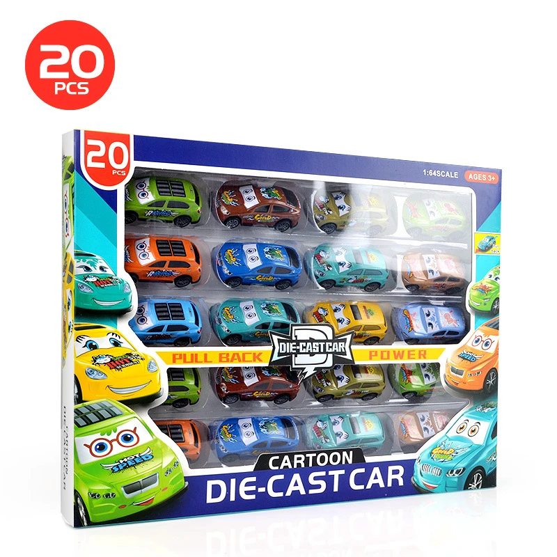 2024 Hot sale OEM/ODM Simulation Miniature 1/64 Diecast  Model Car Toy Vehicles Pull back toy car for  kid