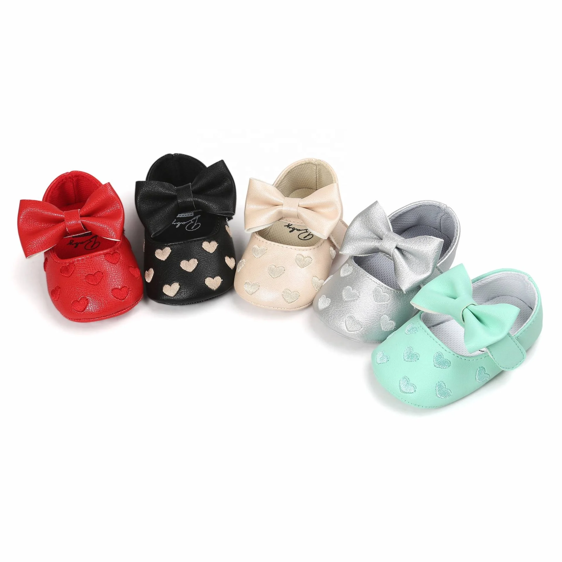 Child Toddler Shoes Baby Girl Shoes First Walkers Lovely Princess Non slip Infant Soft  Newborn antiskid baby shoes M0352