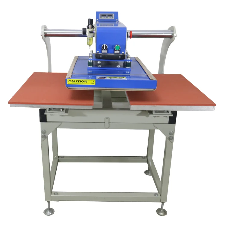 CE Approved automatic 40*40cm Double Heating Plates Pneumatic T-shirt heat press machine