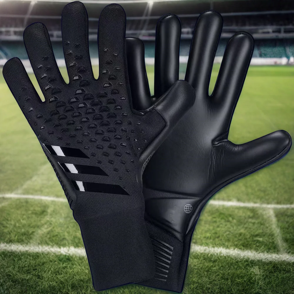 Professional Protect Latex Knitting Nylon Gloves Soccer Goalkeeper Gloves Guantes De Arquero Futbol Football Gloves Goalkeeper