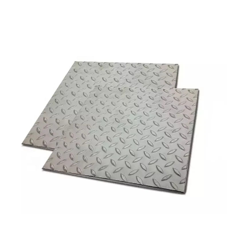 Q235b Q245 Q345 MS Checker Galvalume Galvanized Embossed Carbon Steel Chequered Checkered Metal Sheet Plate