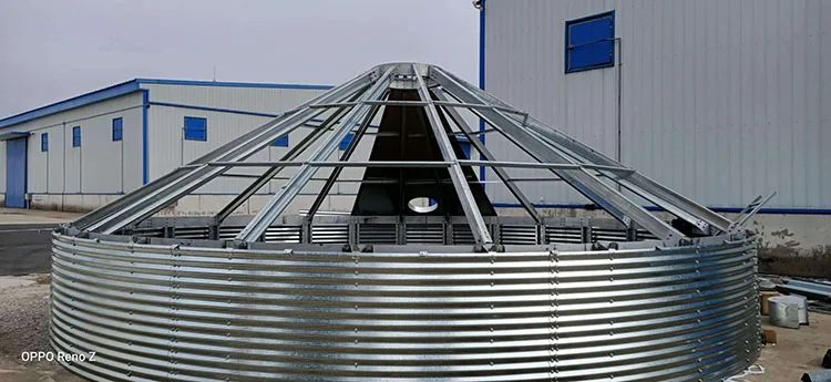 Grain Storage Silos 500-10000Ton Galvanized Steel Assembled Paddy Roce Silos