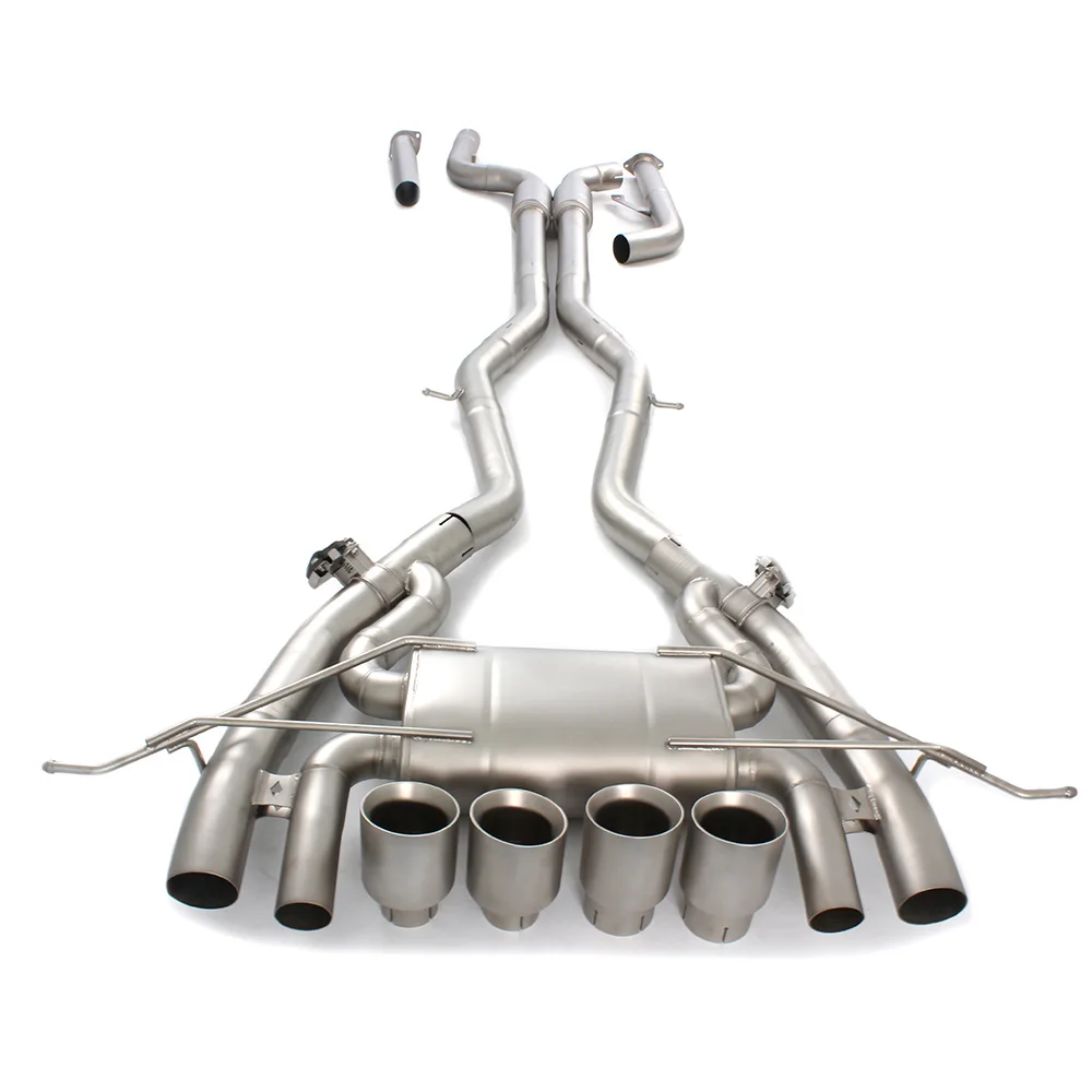 Система Catback из нержавеющей стали для BMW M3/M4 G80/G82 3 0 T 2019-2023 производительность выхлопных труб настраивает свойства двигателя и звук