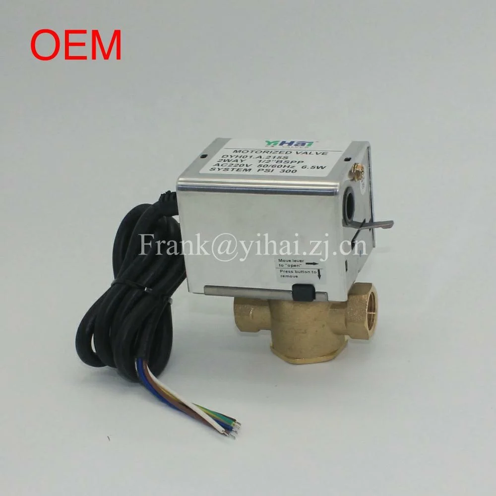 
fan coil valve with spring return actuator 