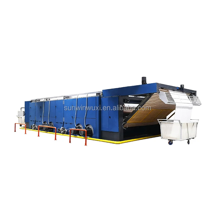 After rotary printing fabric dryer machine