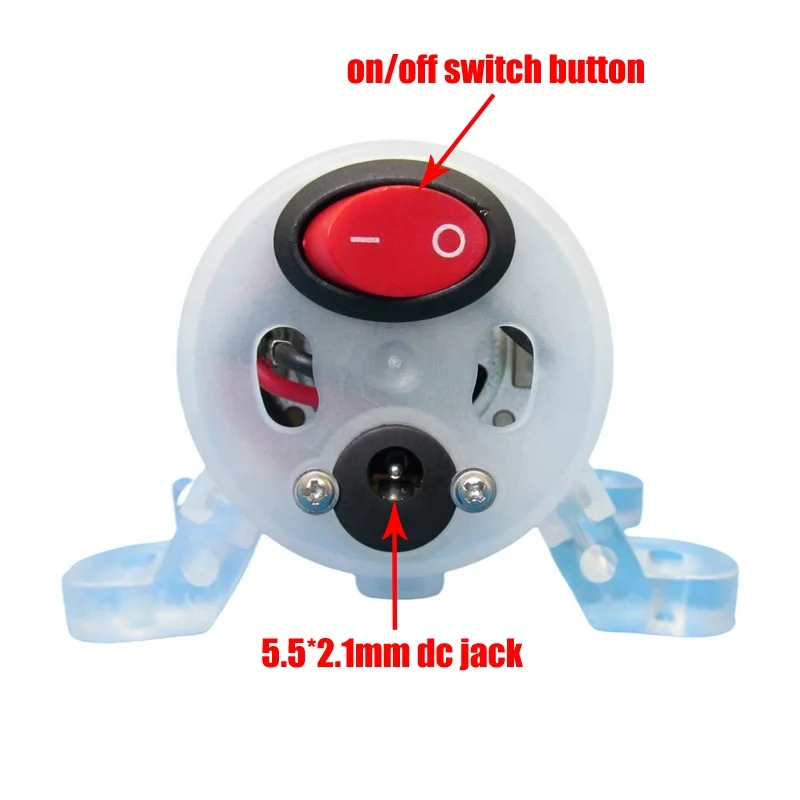 Grimmsky Very Quiet Non-toxic Tasteless Odorless 1.5L/Min 12V DC 15W Food Grade Liquid Transfer Pump