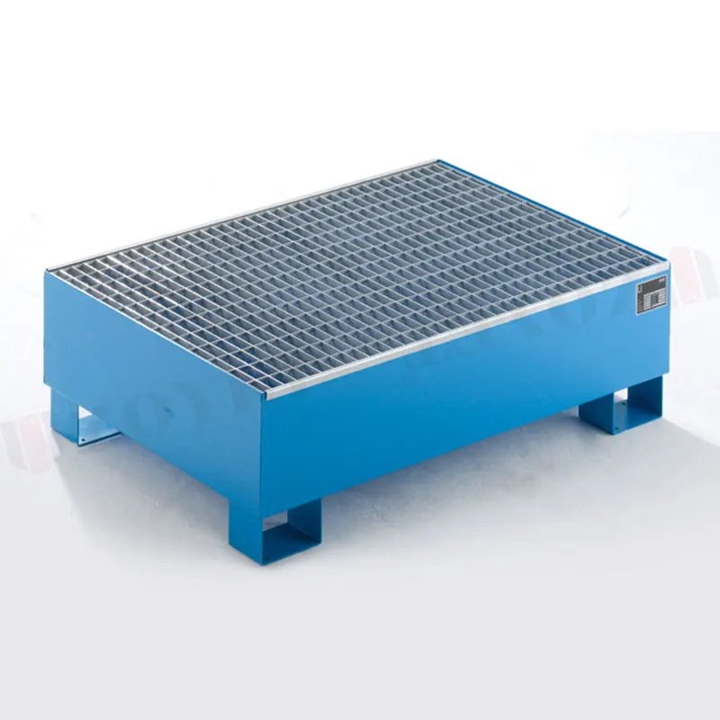 Oil drums Spill Containment Pallet, spill pallet for 200L drums, galvanized spill pallets