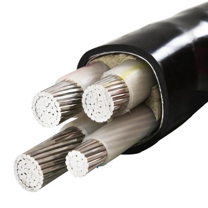 YJLV-0.6/1KV 4*10 1-5 cores  export type cross-linked aluminum core power cable