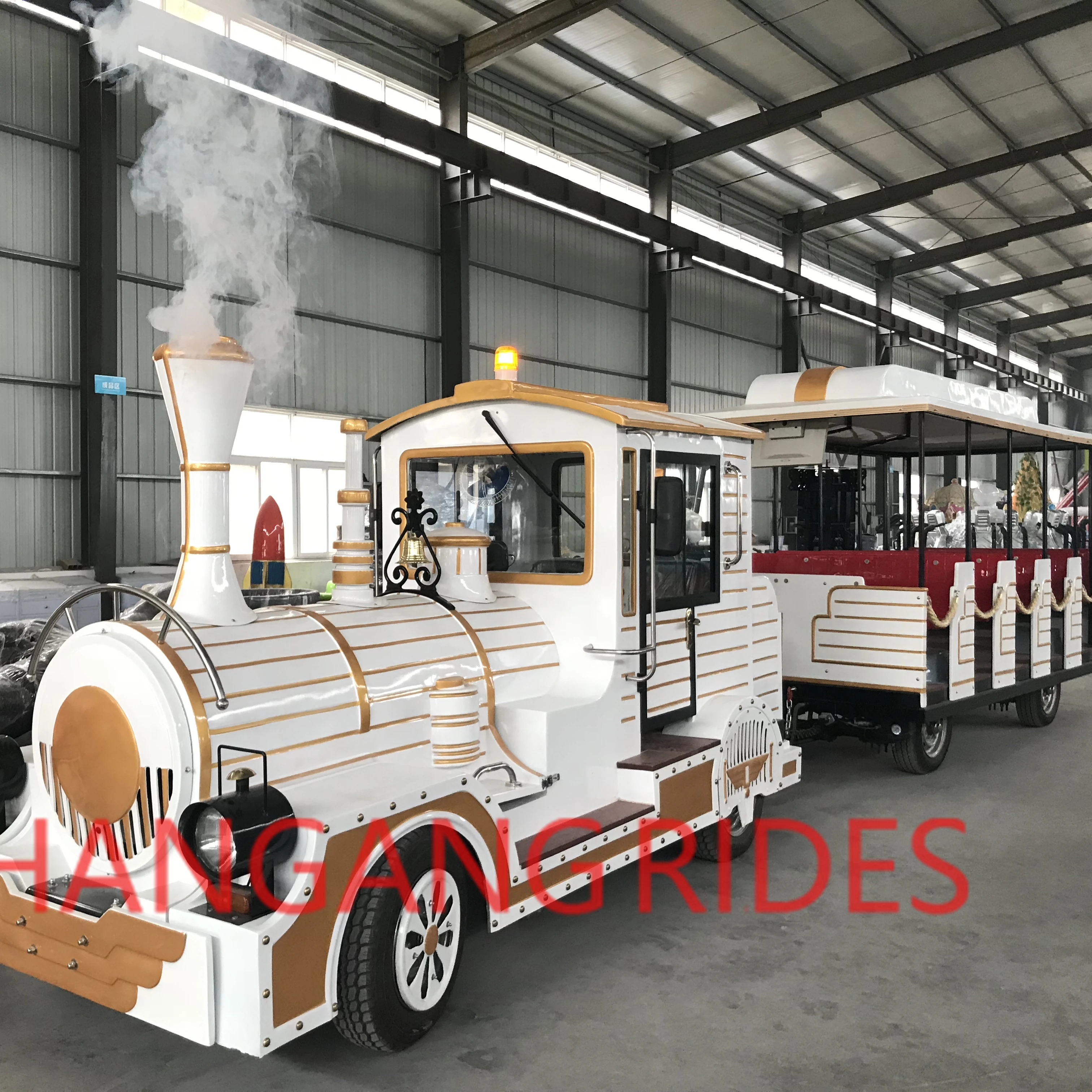 
Amusement rides big park fun shopping mall electric trackless fiberglass tourism train 