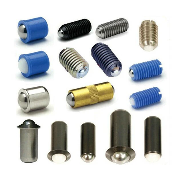 Hex Socket Ball-Ended Headless Thrust Screws with a Round Ball