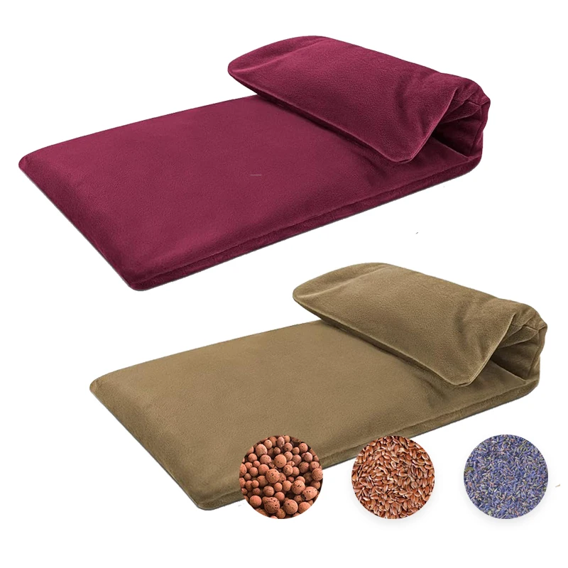 custom printed microwave heating pad pillow microwavable clay beads heating pads wholesale