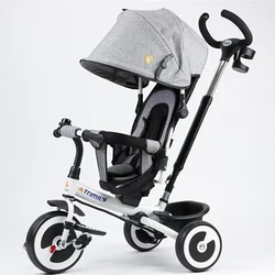 Hot Sale Baby Tricycle for 2-4 years Push Kids Toys New Model 3 in 1 Baby Stroller Trike ride on car