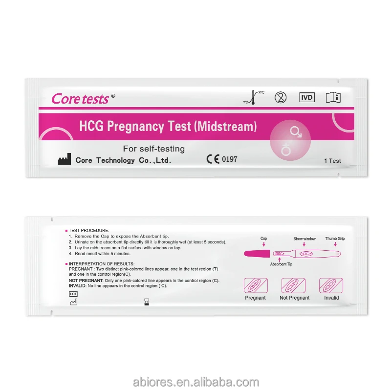 CE/510K/ISO David OEM fast easy test de grossesse medical test HCG Pregnancy Test