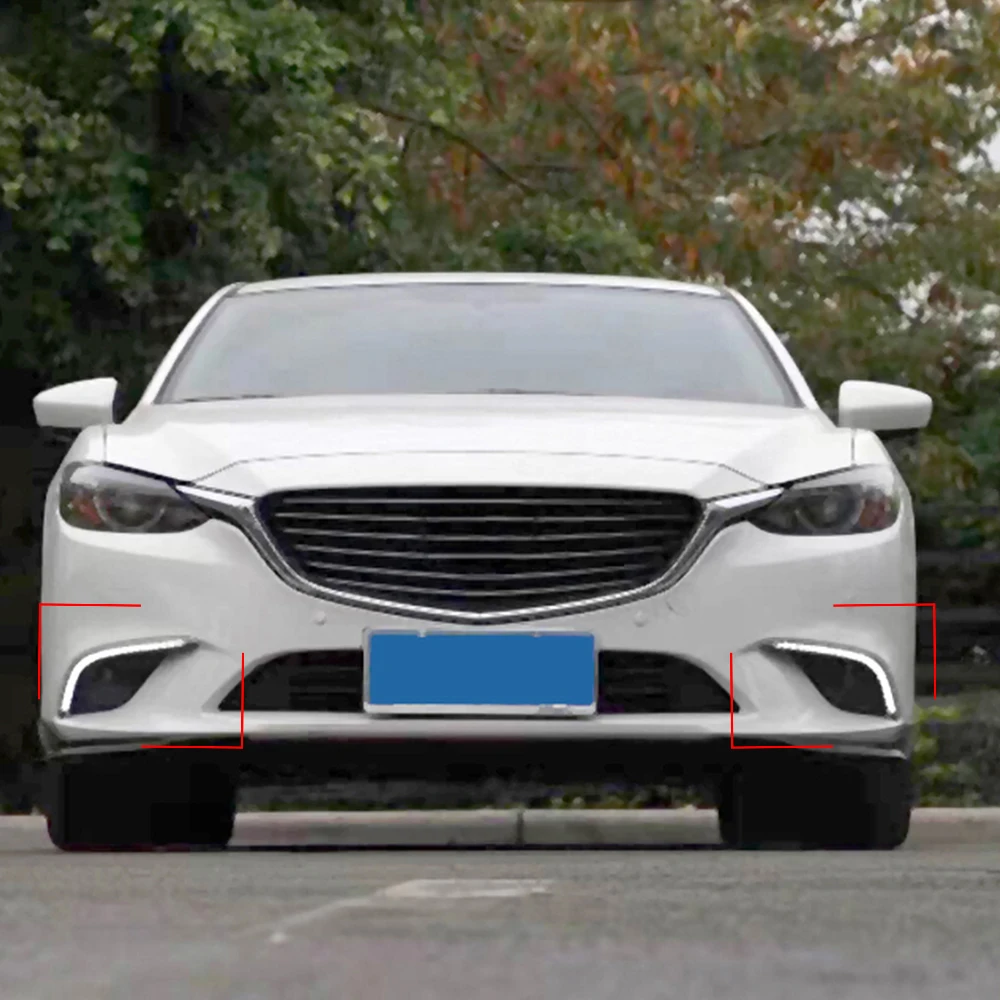 LED DRL Daytime Running light Driving Day Fog Lamp Lights For Mazda 6 Mazda6 Atenza 2016 2017 2018