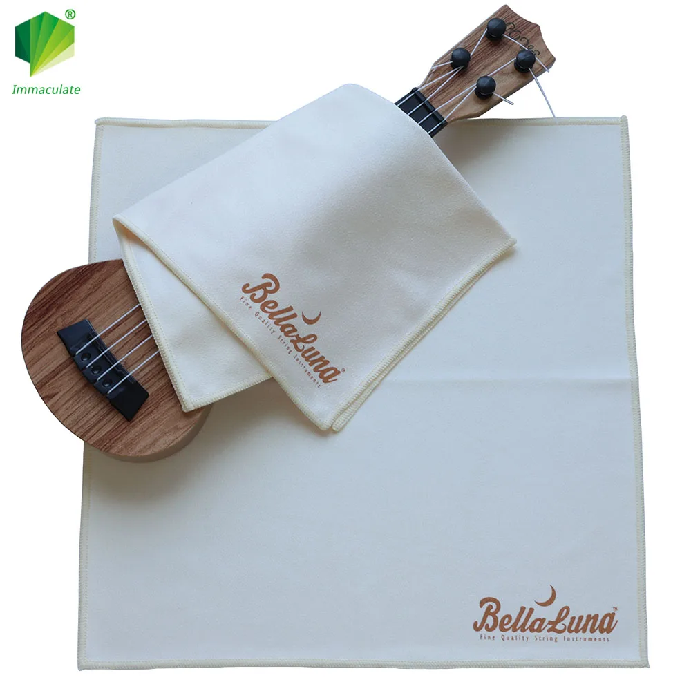 Microfiber Custom Logo Musical Instrument Cleaning Polishing Cloth Wiping Dirty For Violin Piano Guitar Harp Flute
