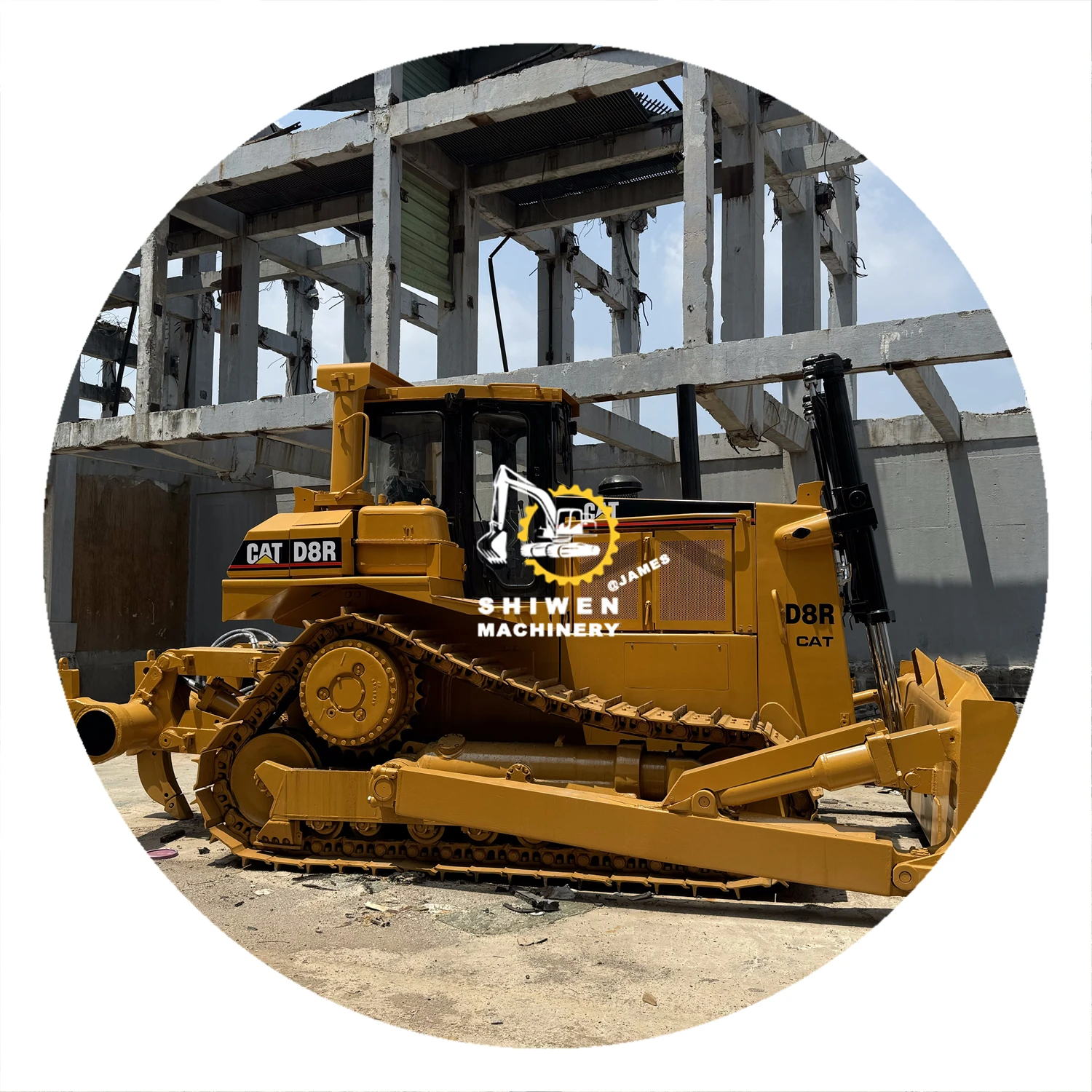 Бульдозеры Caterpillar D8R с низким рабочим временем используется в Японии бульдозер CATD8R D7R D7H D6R D9R для высокой эффективности работы Лидер продаж