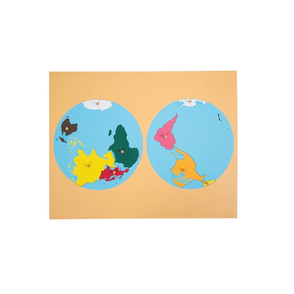 wooden montessori traditional georgraphy map cabinet