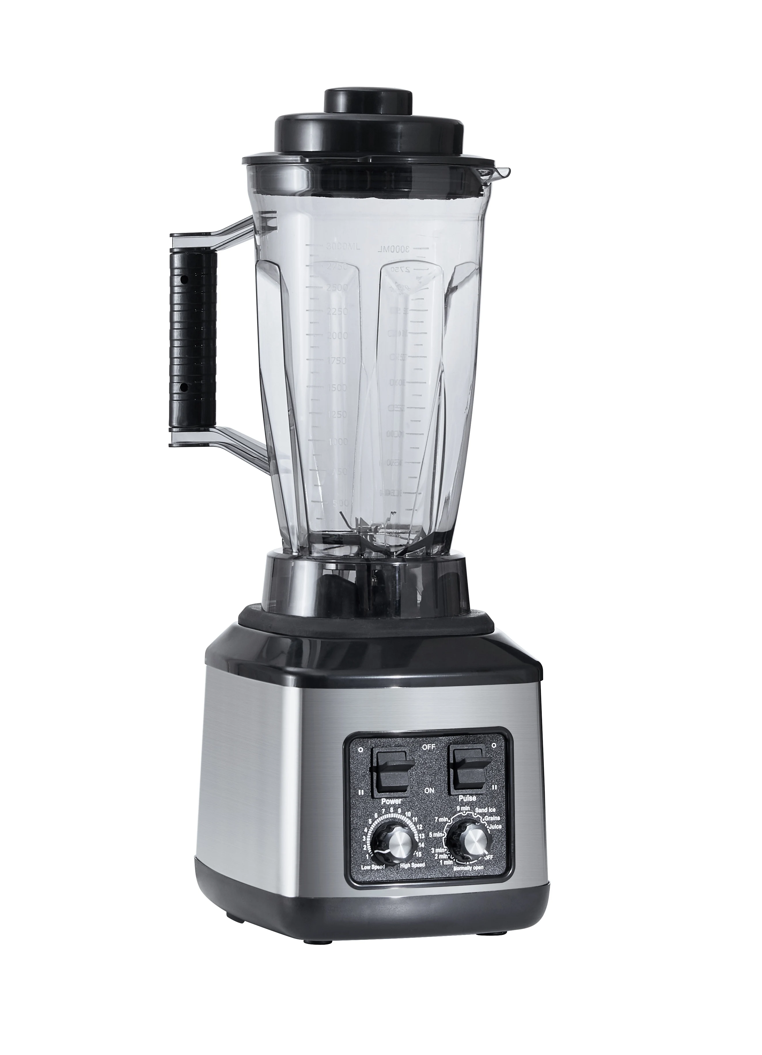 2-in-1 Tabletop Blender NEW Design 1600W with Stainless Steel Housing 3L Capacity  5-Speed Pulse Function