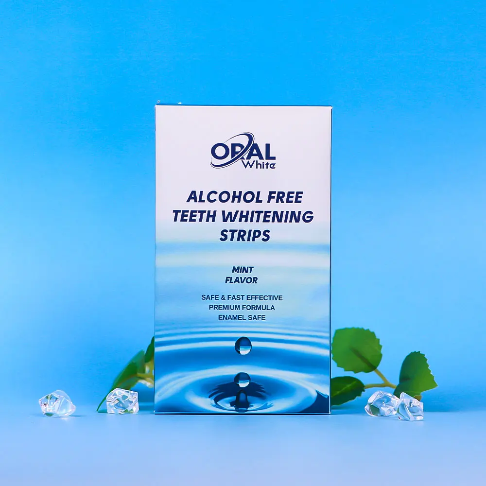 Portable Use Wholesale Stain Removal 14 Pouches Strong Sticky No Alcohol Dry Teeth Whitening Strips