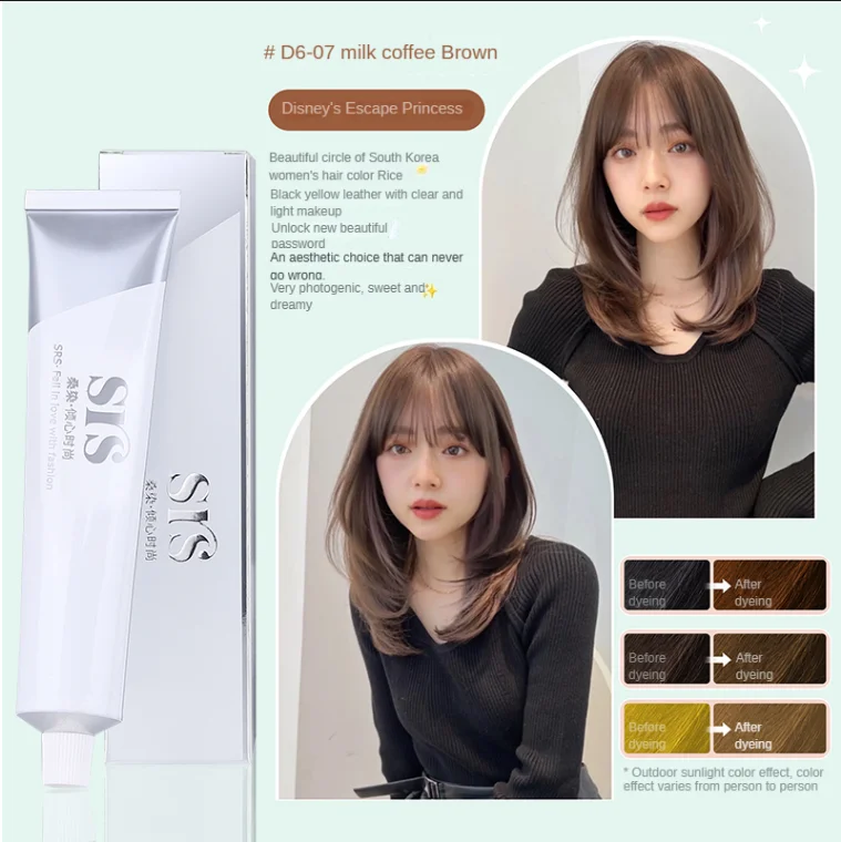 Factory Professional Organic Hair Dye Cream Ammonia Free Herbal Natural Salon Hair Color Wholesale Factory Price