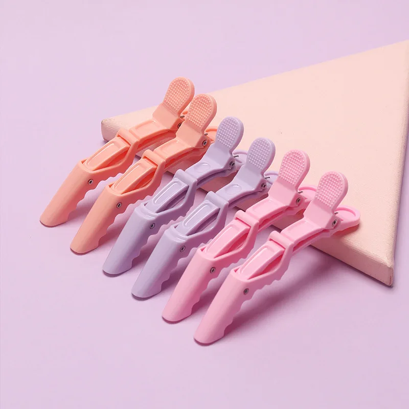 Custom Salon Styling Hair Accessories Hairdressing Clamps Claw Section Hair Clips For Styling And Sectioning
