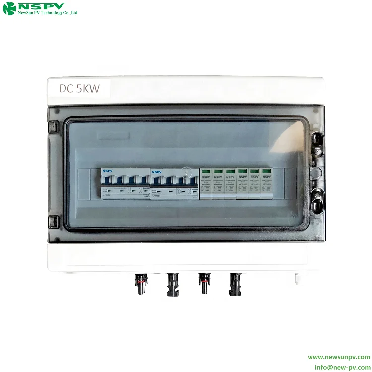 DC AC 20A 15A 2Kw 5Kw 10Kw Solar Pv Combiner Box Solar String Box