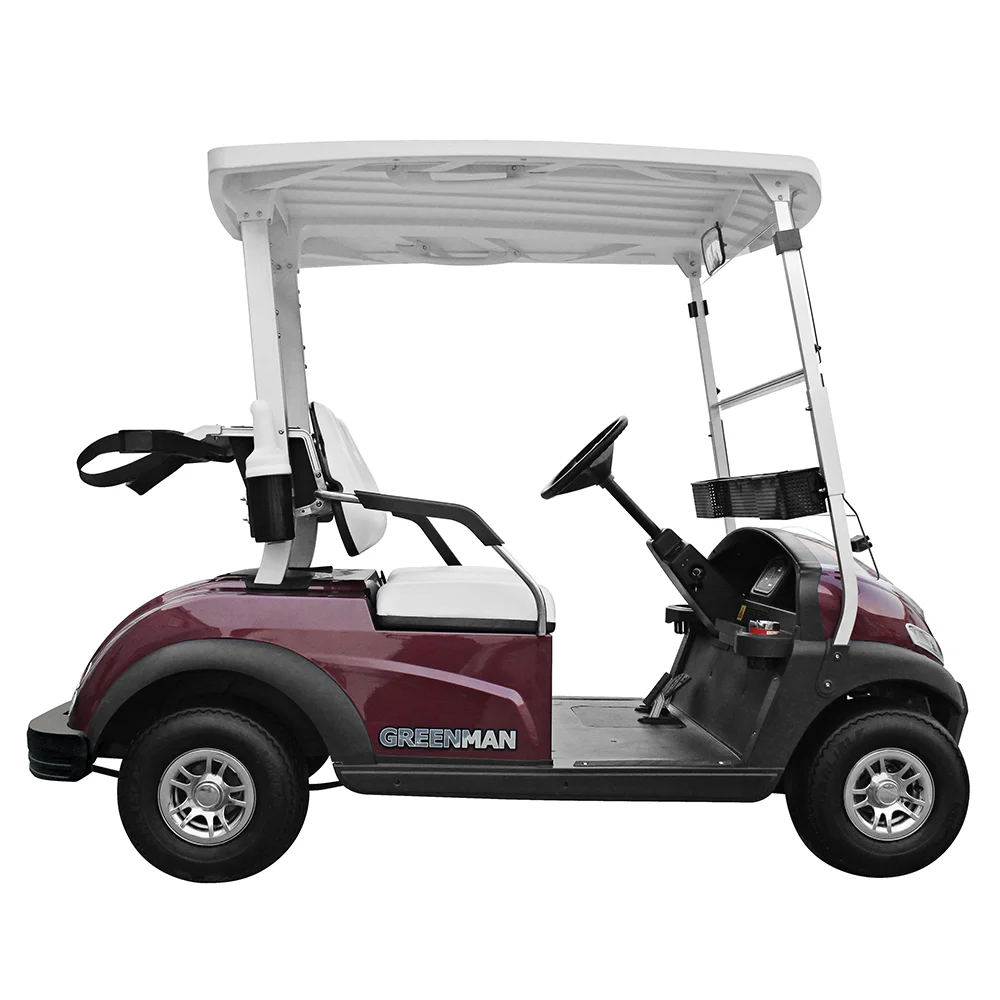 Lifetime warranty Frame solar golf cart with customized solar system and lithium battery golf cart 2 seater hot sale in US