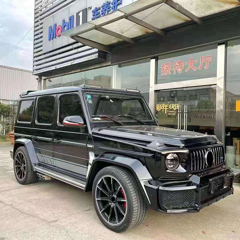 Хорошая цена, комплект кузова для Mercedes Benz G Class W463 2004-2018, замена на W464 бюстгальтер-шину, включает передний и задний бампер, фару капота