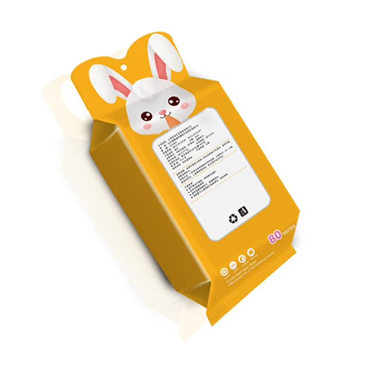 100% Biodegradable Wet Wipes Flushable RO Water Wet Wipe OEM Label Factory Price Wipes For Baby Hand Mouth