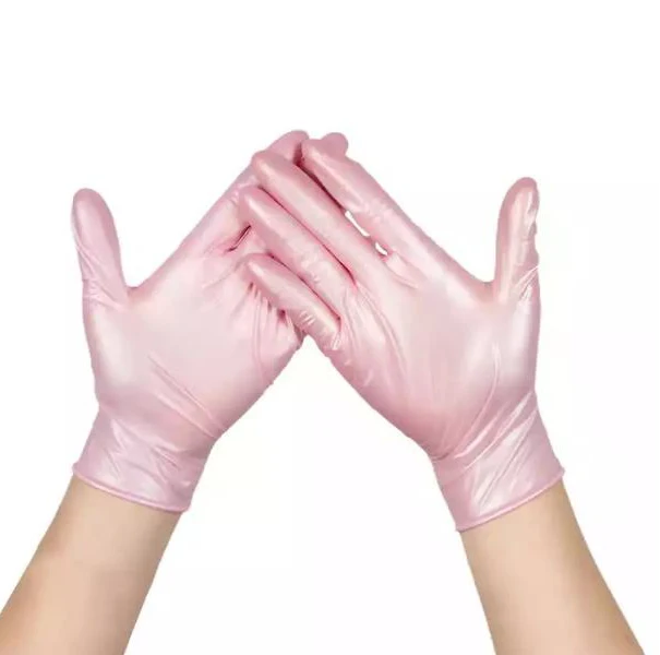 Custom Powder free mixed nitrile gloves Industrial butyl synthetic rubber gloves