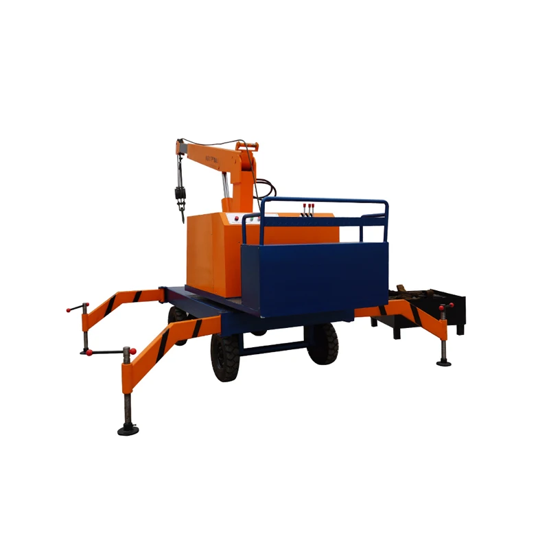 electric hydraulic mini lifting crane for warehouse