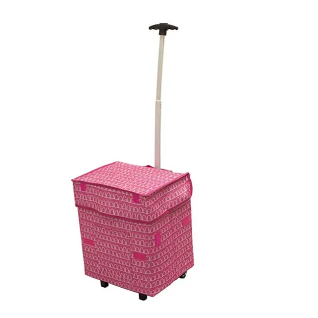 
Super Shopping Market Trolley Bag Wheels Collapsible Trolley Bags Shopping 