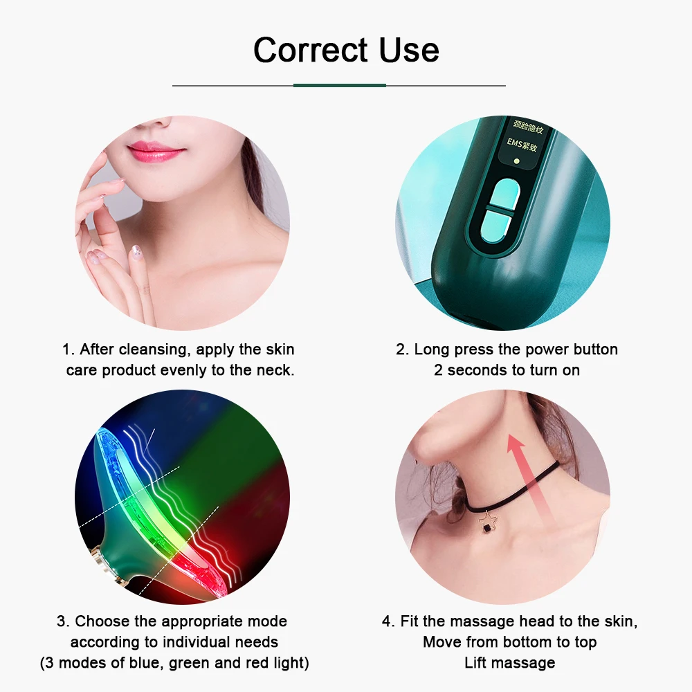 PZ Beauty And Personal Care Best Products Rf Ems Led Face Massage Electric Microcurrent Face Lift Machine Beauty