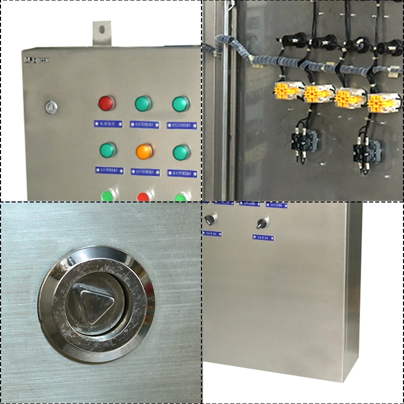 Industrial electronic equipment control panel enclosures with push button outdoor cabinets rittal Stainless steel control cabine