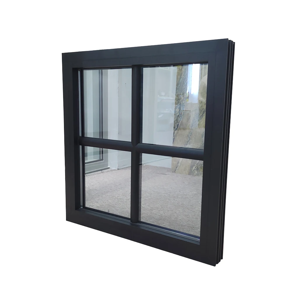 Thermal break fire rated waterproof fixed glazing aluminum windows