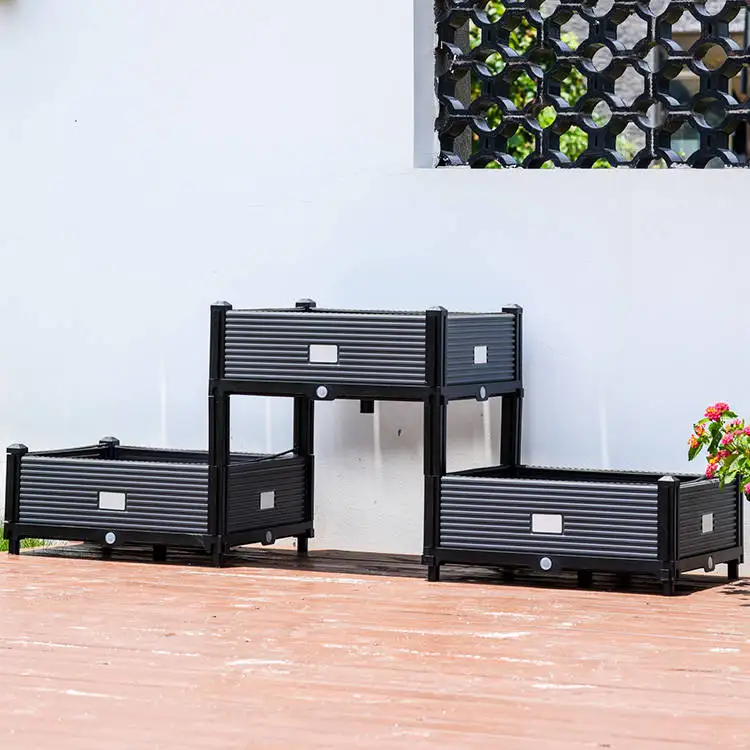 BRICE cama de jardin elevada Вертикальная садовая приподнятая Кровать пластиковые приподнятые ящики для растений